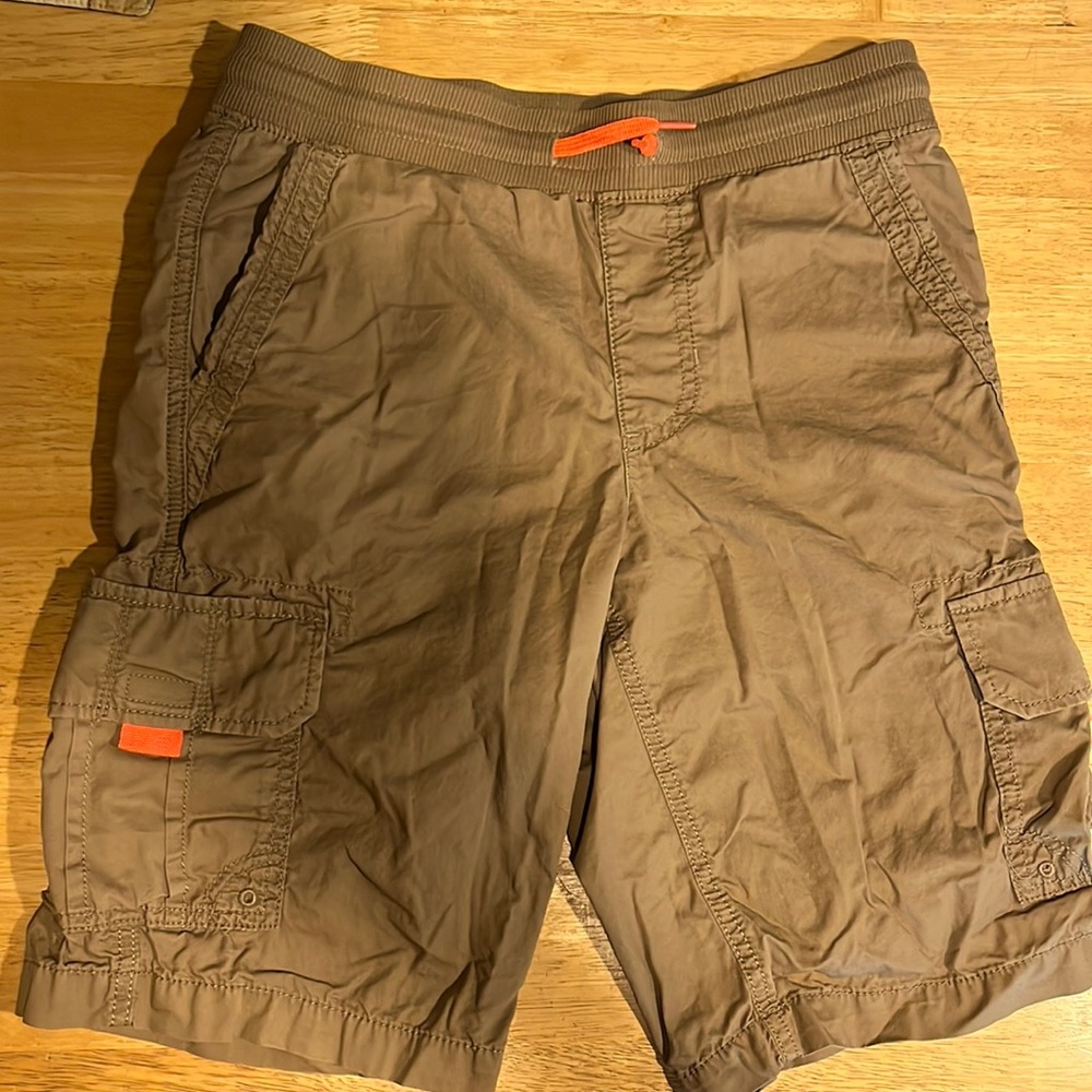 Urban Pipeline dark khaki cargo shorts.